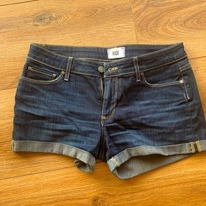 Paige shorts size 28